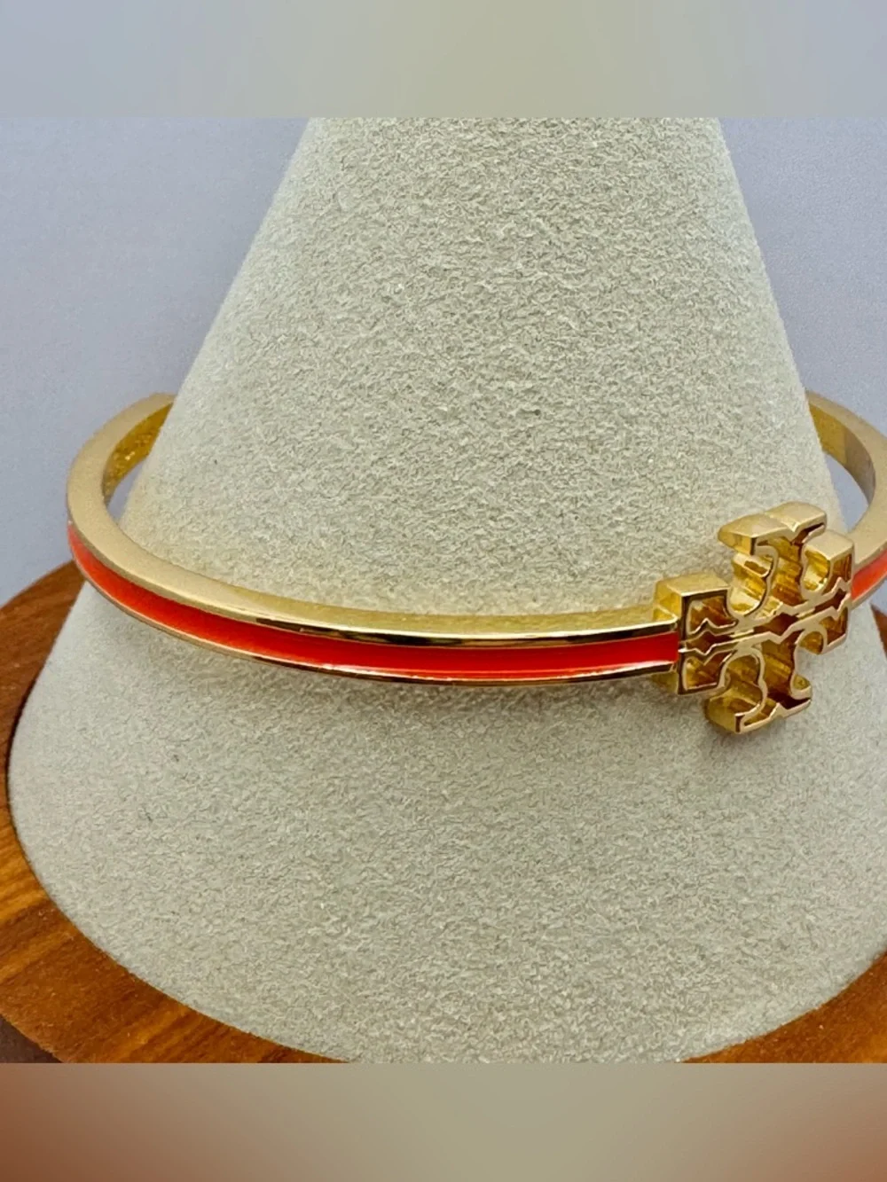 Tory Burch Britten Logo Cuff Bracelet 🍊